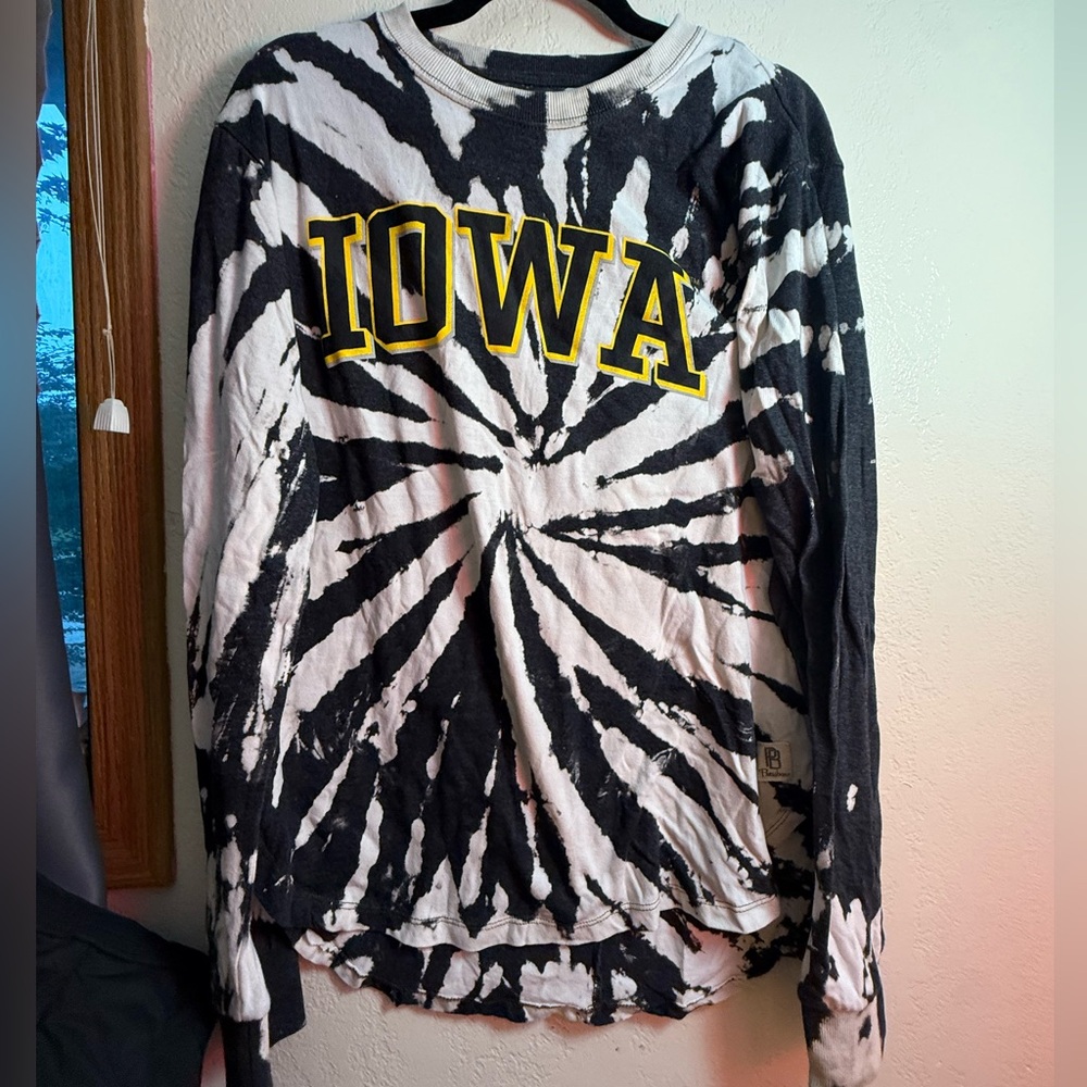 Iowa Tie-Dye Long Sleeve Shirt